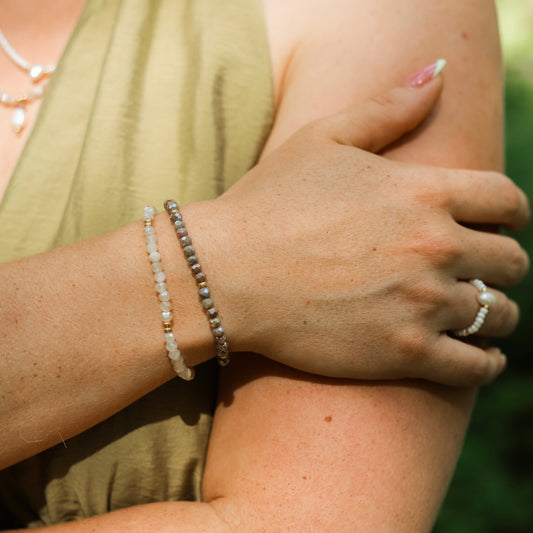 Hvite Sande Armbånd