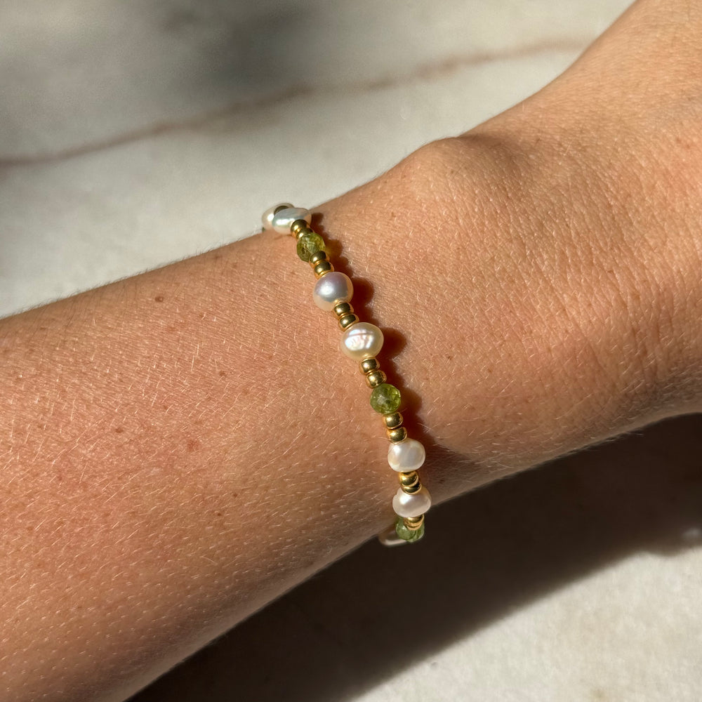 Fødselsstein Armbånd - August