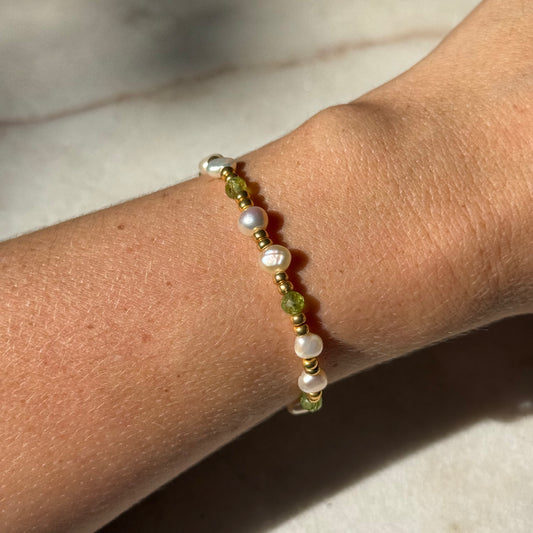 Fødselsstein Armbånd - August