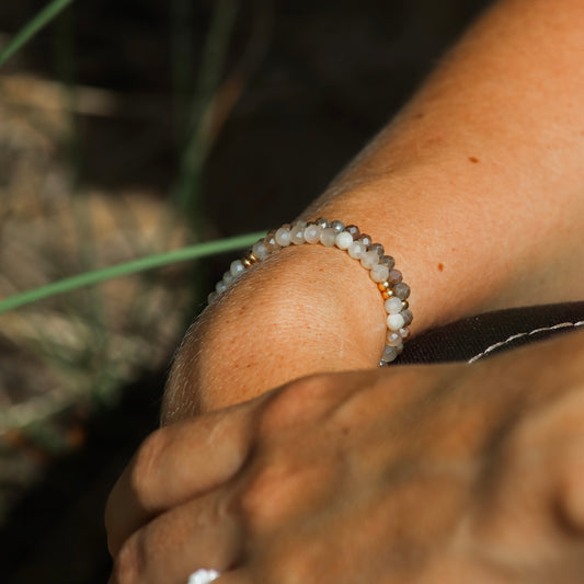 Hvite Sande Armbånd