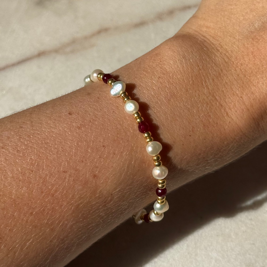 Fødselsstein Armbånd - Januar
